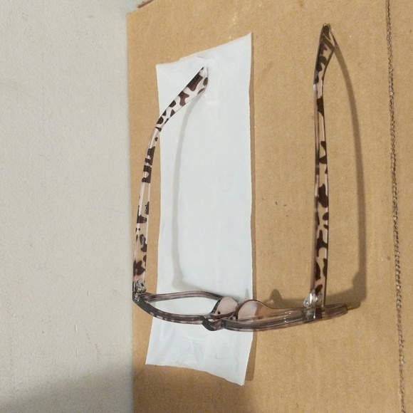 Leopard print blue light blocking computer glasses - Picture 3 of 3